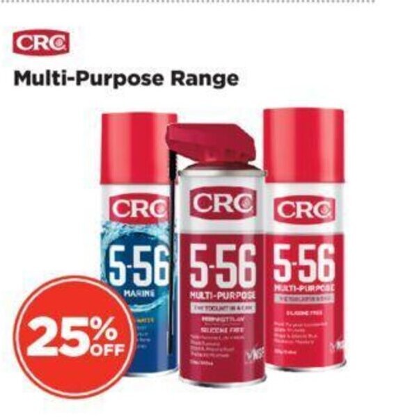 CRC MultiPurpose Range offer at Repco