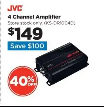 Repco JVC 4 Channel Amplifier offer