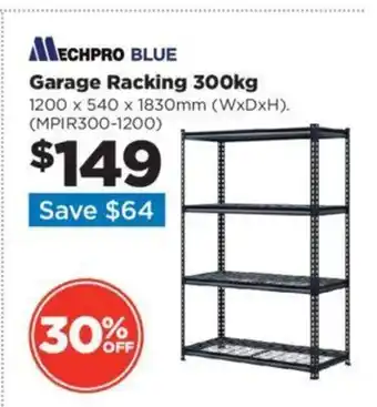 Repco MECHPRO BLUE Garage Racking 300kg offer