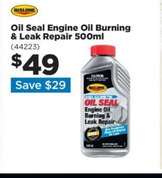 RISLONE Oil Seal Engine Oil Burning & Leak Repair 500ml (44223) offer