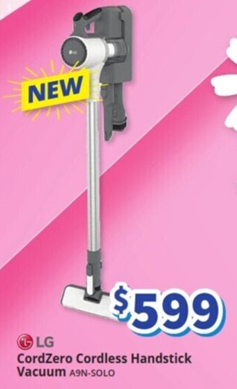 Bi-Rite LG CordZero Cordless Handstick Vacuum A9N-SOLO offer