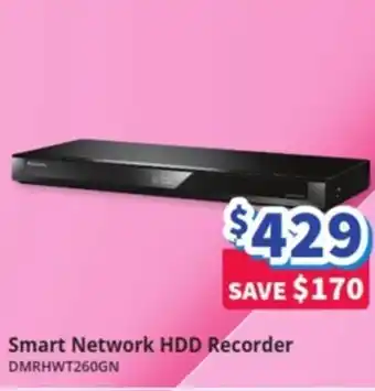 Smart Network HDD Recorder DMRHWT260GN