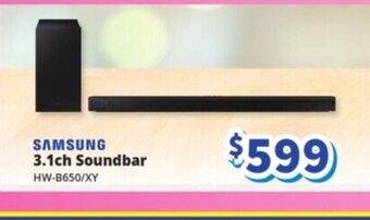 SAMSUNG 3.1ch Soundbar HW-B650/XY