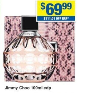 My Chemist Jimmy Choo 100ml edp offer
