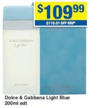 My Chemist Dolce & Gabbana Light Blue 200ml edt offer