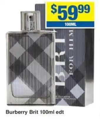 My Chemist Burberry Brit 100ml edt offer
