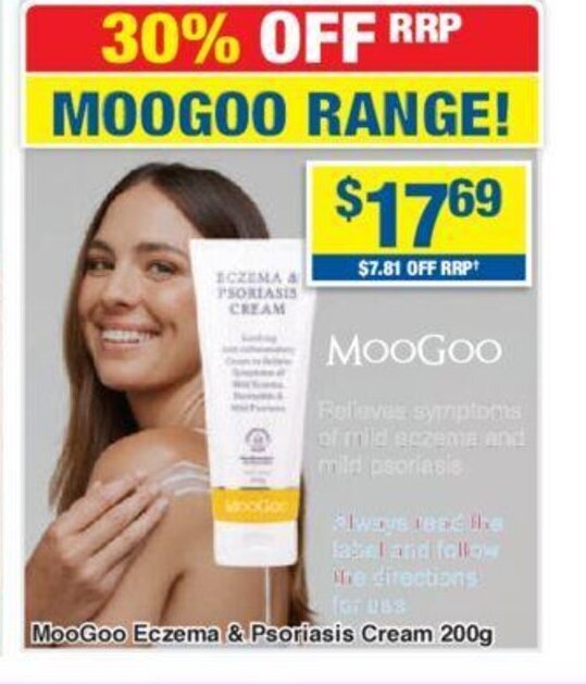 Moo Goo Eczema & Psoriasis Cream 200g offer at My Chemist