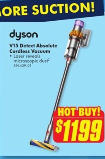 The Good Guys V15 Detect Absolute Cordless Vacuum offer