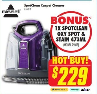 The Good Guys SpotClean Carpet Cleaner offer