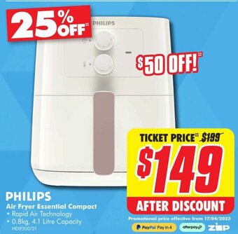 The Good Guys Air Fryer Essential Compact offer