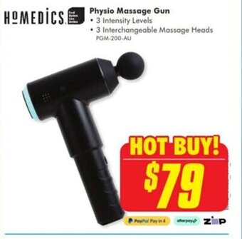 The Good Guys HOMEDICS Physio Massage Gun offer