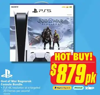 The Good Guys God of War Ragnarok Console Bundle offer