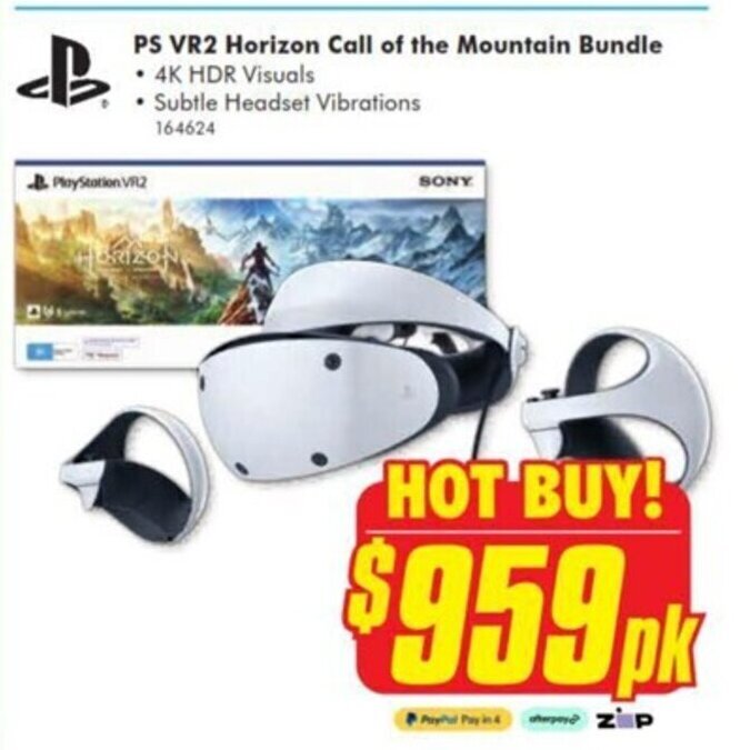 PS VR2 Horizon Call of the Mountain Bundle offer at The Good Guys