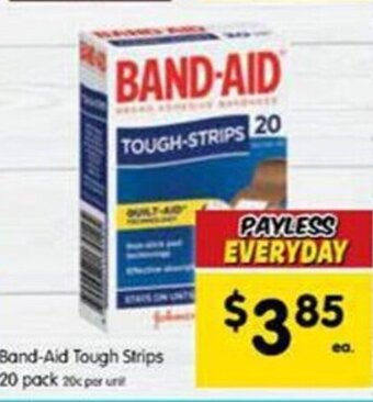 Band-Aid Tough Strips 20 pack