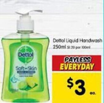 Spar Dettol Liquid Handwash 250ml offer