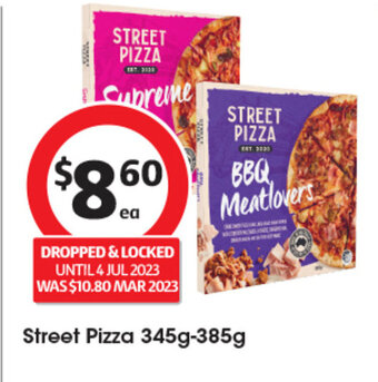 Coles Street Pizza 345g-385g offer