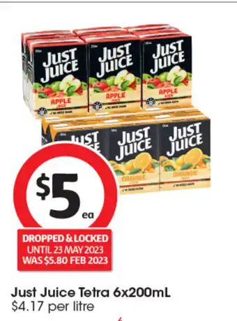 Just Juice Tetra 6x200mL