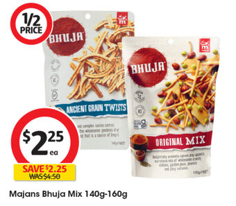 Coles Majans Bhuja Mix 140g-160g offer