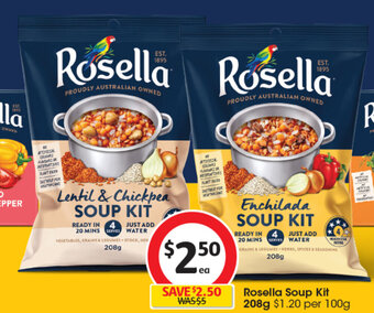 Coles Rosella Soup Kit 208g offer