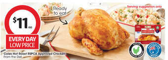 Coles Coles Hot Roast RSPCA Approved Chicken offer