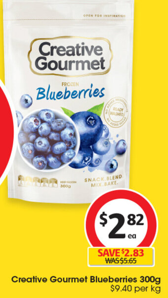 Creative Gourmet Blueberries
