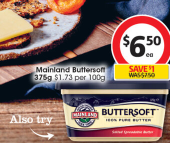 Coles Mainland Buttersoft 375g offer