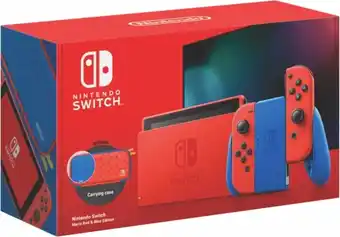 The Good Guys NEW Nintendo Switch Console - Mario Red & Blue Edition offer