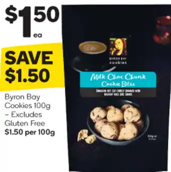 Woolworths Bryon Bay Cookies 100g offer