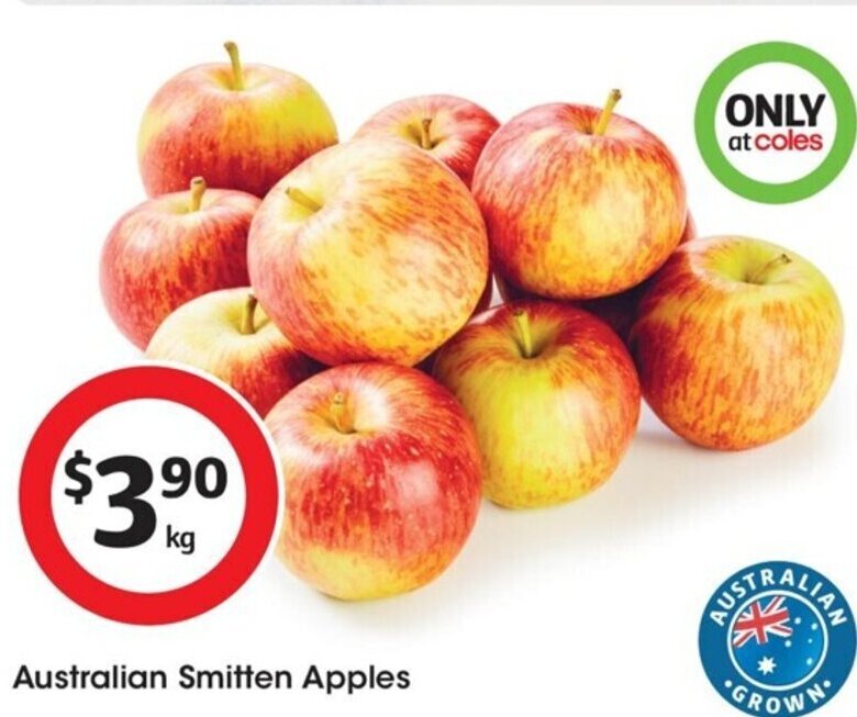 Australian Smitten Apples offer at Coles