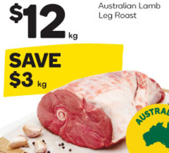 Woolworths Australian Lamb Leg Roast offer