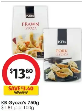 KB Gyoza's 750g