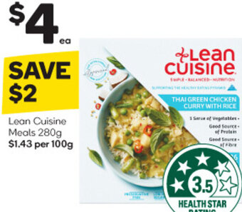Woolworths Lean Cuisine Meals 280g offer