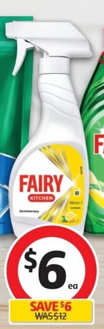 Coles Fairy Spray 450mL offer