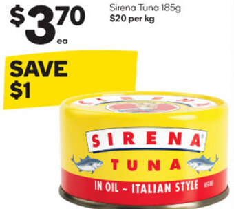 Woolworths Sirena Tuna 185g offer