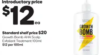 Woolworths Growth Bomb AHA Scalp Exfoliant Treatment 100ml offer