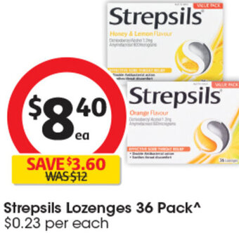 Coles Strepsils Lozenges 36 Pack offer