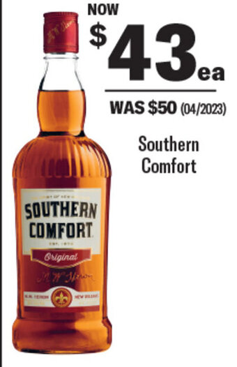 Coles Southern Comfort offer
