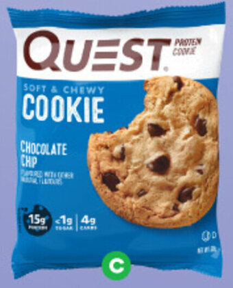 Woolworths Quest Protein Cookie 59g offer