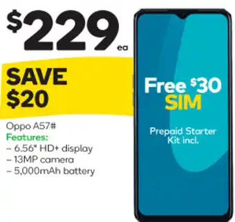 Woolworths Oppo A57# offer
