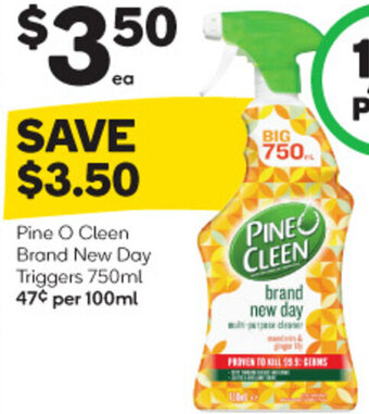 Pine O Cleen Brand New Day Triggers 750ml
