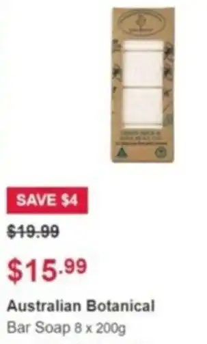 Costco Australian Botanical Bar Soap 8 x 200g offer