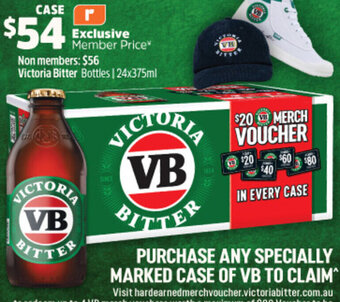 Woolworths Victoria Bitter Bottles | 24x375ml offer