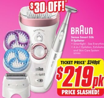 Braun Senso Smart Silk 9 Epilator