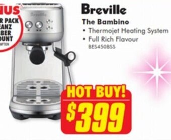 The Good Guys Breville The Bambino offer