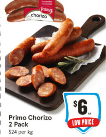 IGA Primo chorizo 2 Pack offer