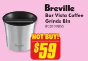 The Good Guys Breville Bar Vista Coffee Grinds Bin offer