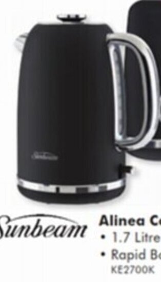 The Good Guys Sunbeam Alinea Collection Kettle - Black offer