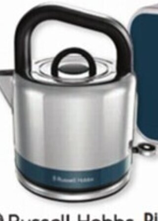 The Good Guys Russell Hobbs Distinctions Kettle - Ocean Blue offer
