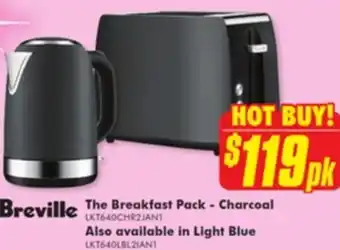 The Good Guys Breville The Breakfast Pack - Charcoal offer