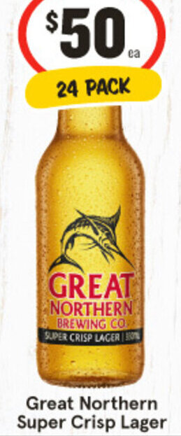 IGA Great Northern Super Crisp Lager offer